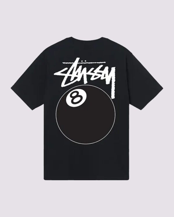 Stussy 8 Ball T Shirt Black