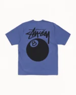 Stussy 8 Ball T Shirt Blue