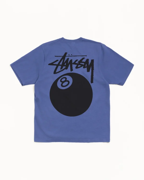 Stussy 8 Ball T Shirt Blue
