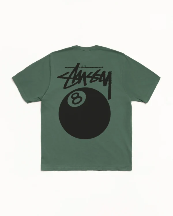 Stussy 8 Ball T Shirt Green