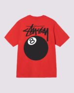 Stussy 8 Ball T Shirt Red