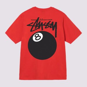 Stussy 8 Ball T Shirt Red