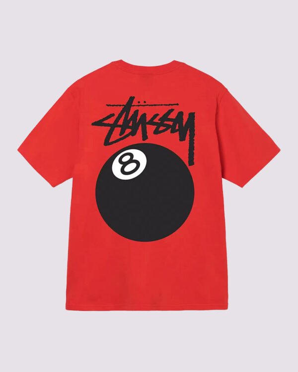 Stussy 8 Ball T Shirt Red
