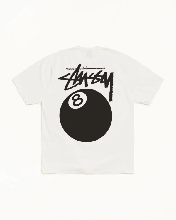 Stussy 8 Ball T Shirt White
