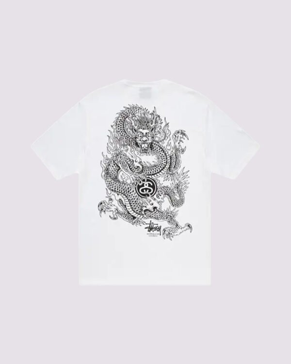 Stussy Dragon Tee White