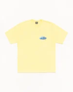 Stussy Wave Oval Tee Lemon Front