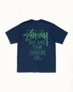 Stussy London T Shirt Navy