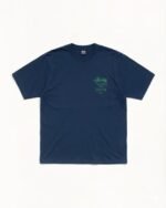 Stussy London T Shirt Navy Front