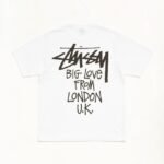Stussy London T Shirt White