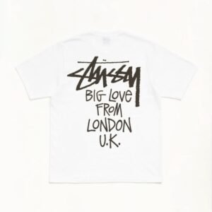 Stussy London T Shirt White
