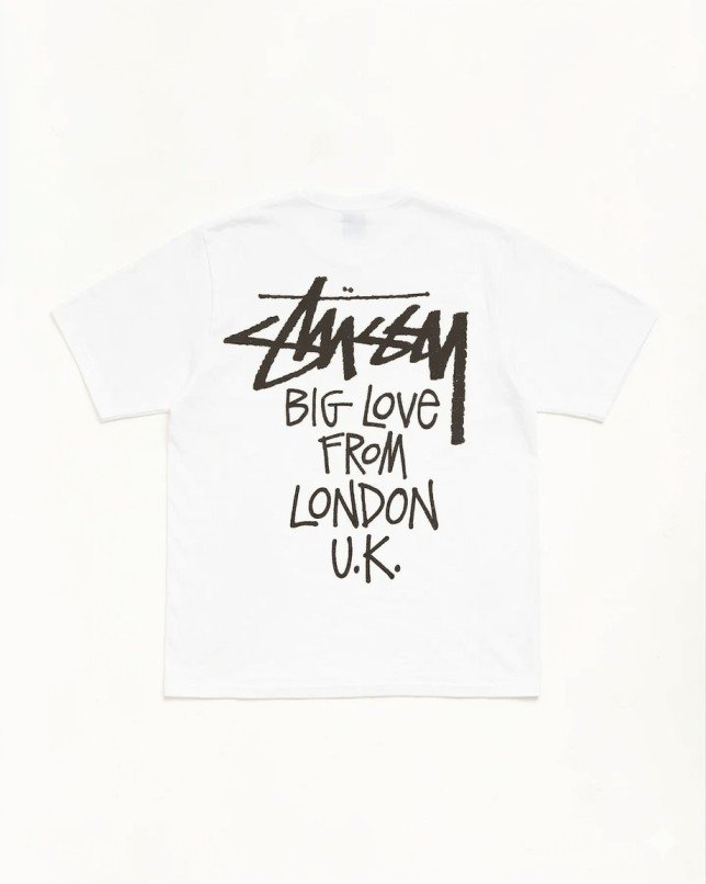 Stussy London T Shirt White Stussy London T Shirt White