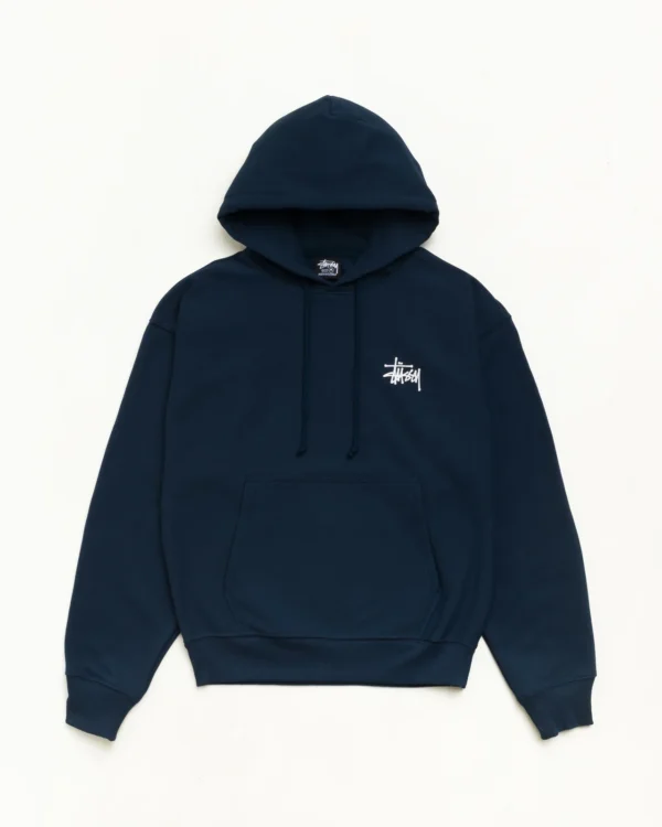 Basic Stussy Hoodie Navy