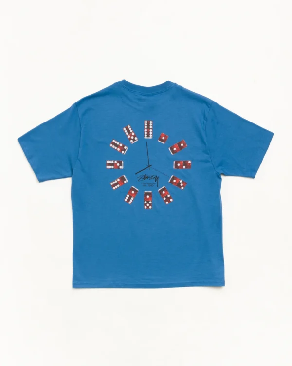 Dice Clock Stussy Tee Blue