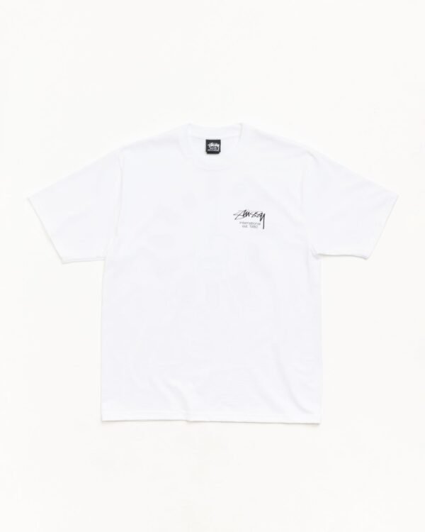 Dice Clock Stussy Tee White Front