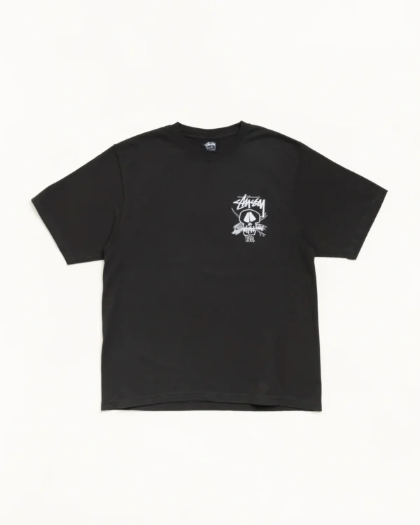 Fresh Foils Stussy Tee Black Front