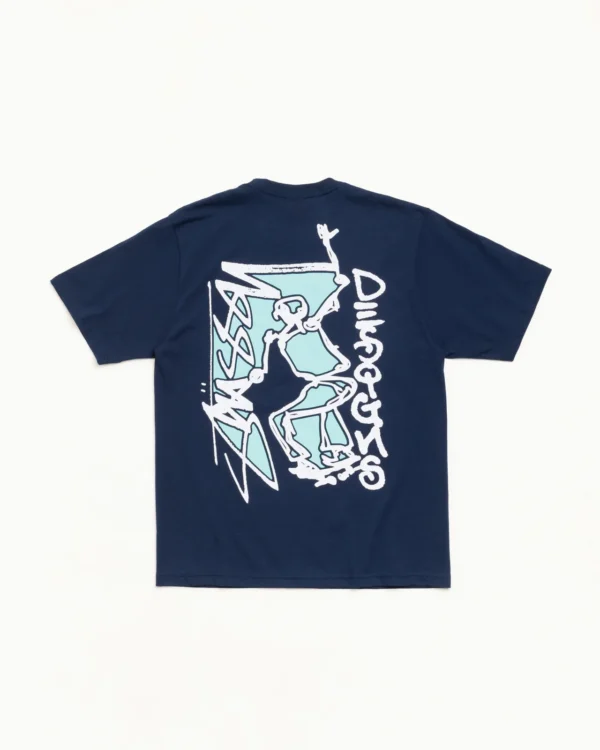 Smooth SK8 Stussy Tee Navy