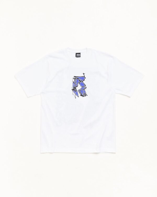Smooth SK8 Stussy Tee White Front