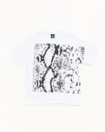 Snake Skin Stussy Tee White