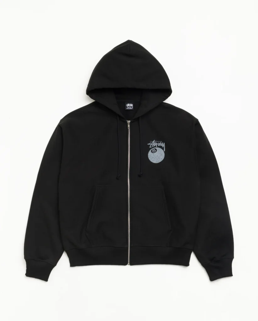 Stussy 8 Ball Zip up Hoodie