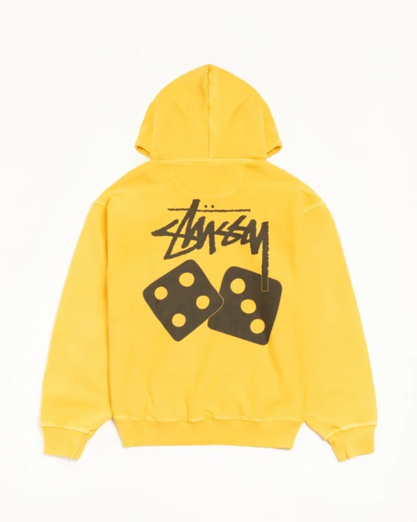 Stussy Dice Hoodie yellow