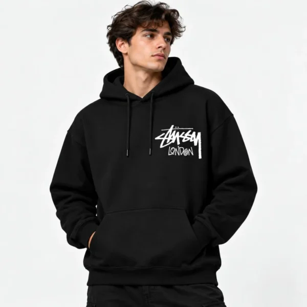 Stussy London Hoodie Front