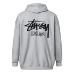 Stussy London Hoodie Grey