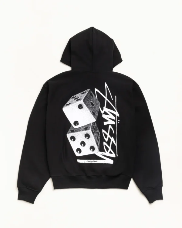 Stussy Tall Dice Zip Hoodie Back