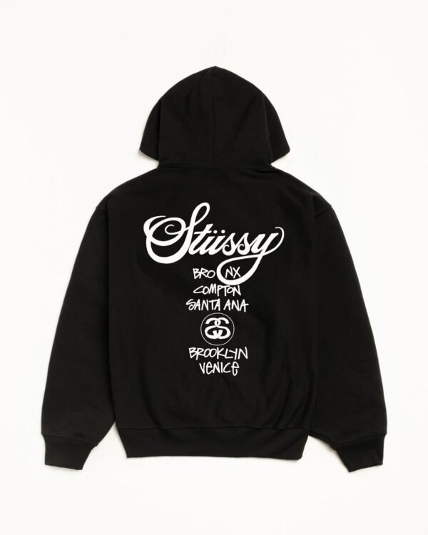 Stussy World Tour Hoodie Back